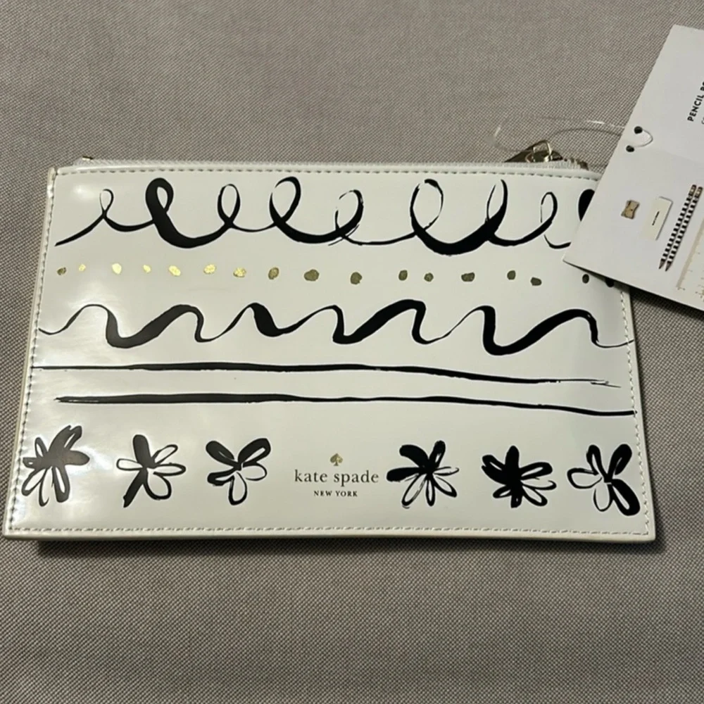 Kate Spade Pencil Pouch in Daisy Place